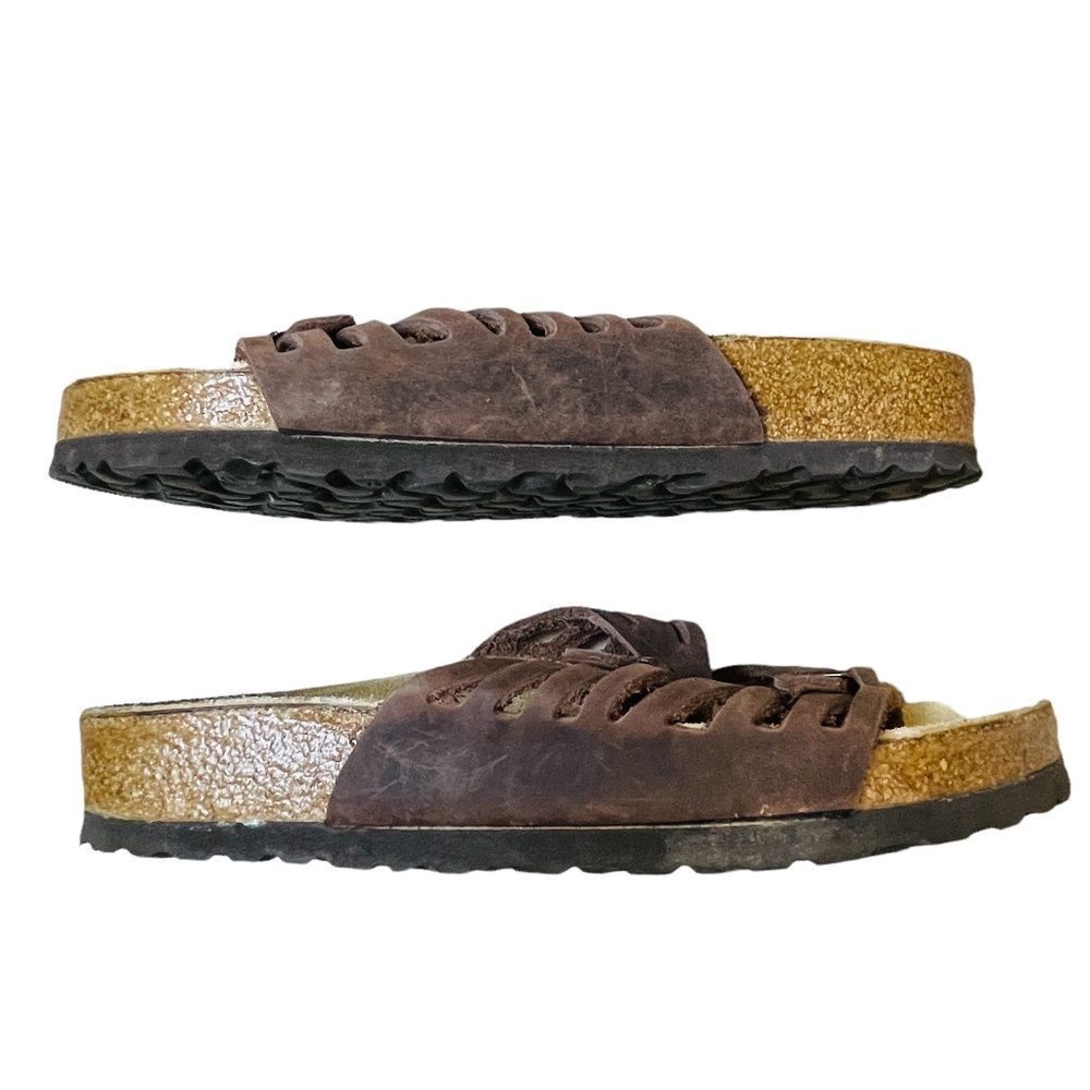 Birkenstock Brown Granada Mocha Strappy Sandals SZ 7-7.5 - Picture 11 of 14